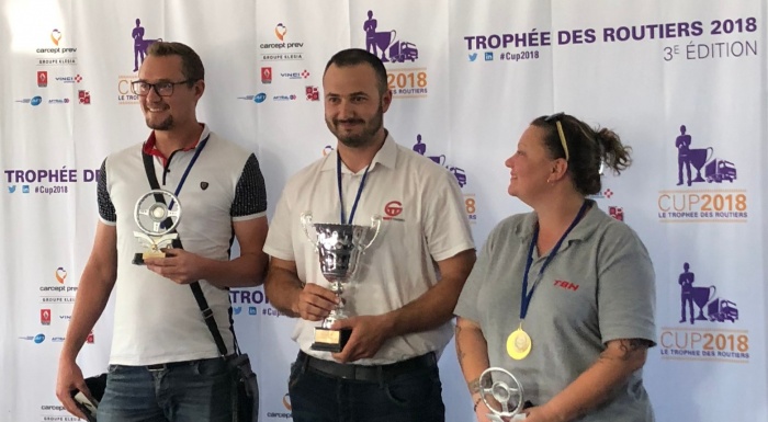 Anthony Lapoute remporte l'épreuve régionale du Concours des Routiers 2018