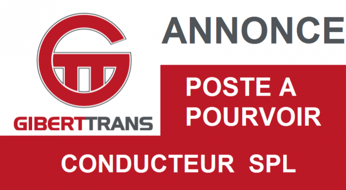 GIBERTTRANS recrute pour son agence de LAVAL un chauffeur SPL Nuit H/F