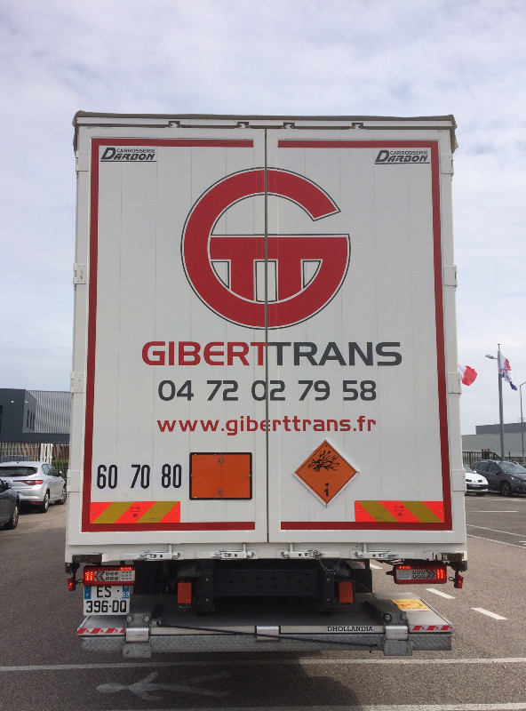 GIBERTTRANS HABILITE POUR LE TRANSPORT DE MATIERES DANGEREUSES ADR EN CLASSE 1, EXPLOSIFS