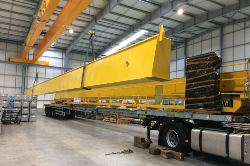 Pont roulant d'une capacité de 10 tonnes